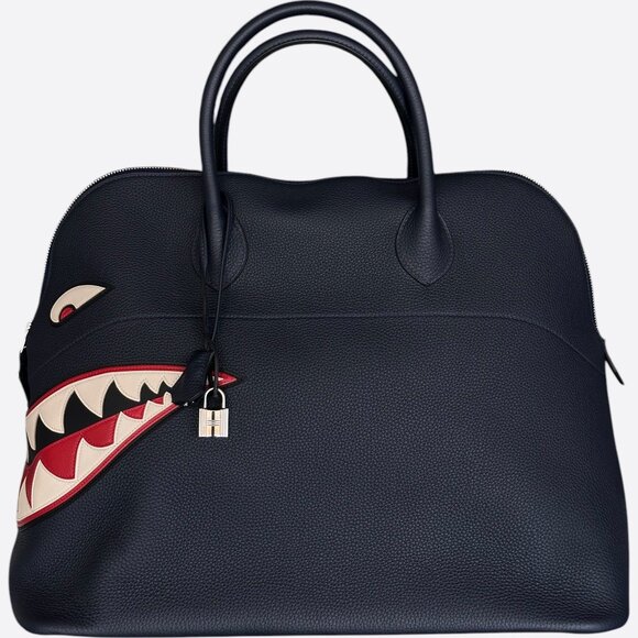 Hermes Indigo Blue Togo Monster Bolide 45 - Picture 1 of 6